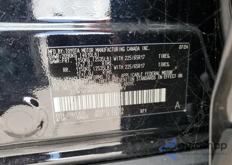 2024 Toyota Rav4 Xle from USA, damaged, VIN 2T3W1RFV6RC288163